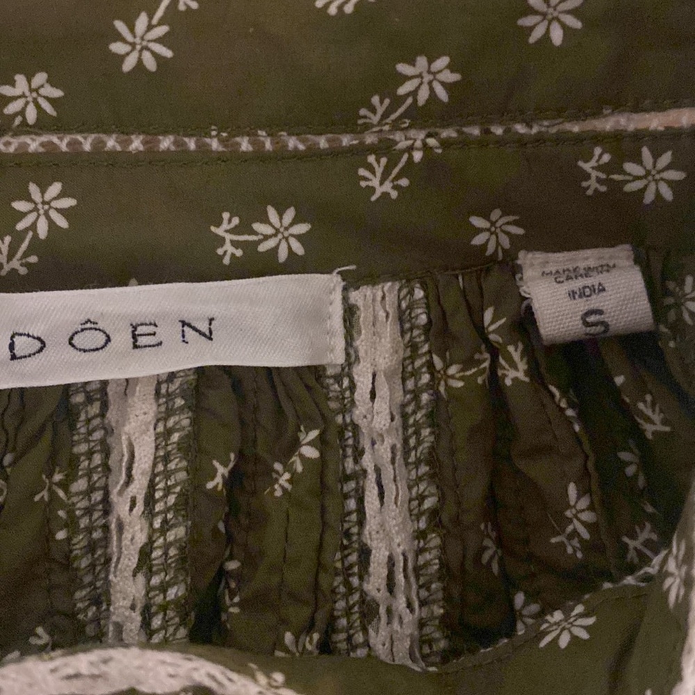 Doen Beatrice Mini Dress-Cypress Calico - Picture 4 of 5